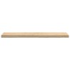 Marches d'escalier 2 pcs non traité bois de chêne massif 