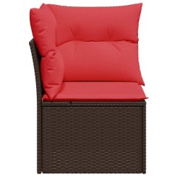 Canapé de jardin Marron 62 x 62 x 69 cm polyrotin 