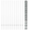 Poteaux de Clôture 22 pcs U-Channel 160 cm Acier Galvanisé 
