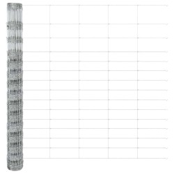 Poteaux de Clôture 22 pcs U-Channel 160 cm Acier Galvanisé 
