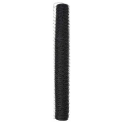 Clôture Hexagonale Grise Gris 1.4 x 10 m Acier 