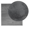 Tapis OVIEDO à poils courts anthracite 200x200 cm 