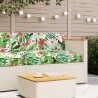 Set de coussins de palette avec oreiller 3 pcs Multicolore 