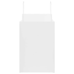 Sacs en papier 50 pcs avec poignées blanc 32x17x25 cm 