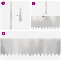 Bordures de Pelouse 10 pcs 100x0.5x30 cm Acier Inoxydable 