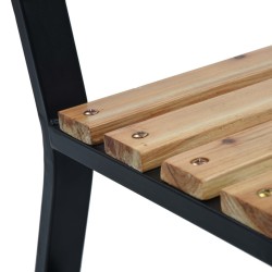 Banc de jardin 120 cm Bois 