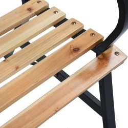 Banc de jardin 120 cm Bois 
