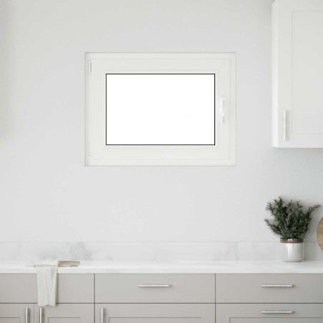 Fenêtre de sous-sol« RISOR » 80 x 60 cm oscillo-battante DIN gauche anthracite 