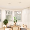Haut-parleurs muraux et de plafond intégrés 2 pcs 80 W 
