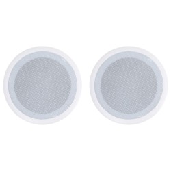 Haut-parleurs muraux et de plafond intégrés 2 pcs 80 W 