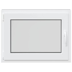 Fenêtre de sous-sol« RISOR » 80 x 50 cm oscillo-battante DIN gauche anthracite 