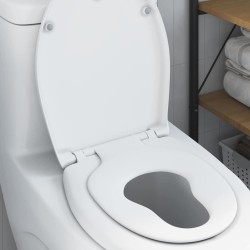 Siège de toilette pour famille avec siège enfant Démontage rapide en Duroplast 