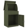Boîte de dépôt de colis Vert olive 44 x 35 x 59 cm Acier 