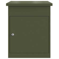 Boîte de dépôt de colis Vert olive 44 x 35 x 59 cm Acier 