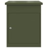 Boîte de dépôt de colis Vert olive 44 x 35 x 59 cm Acier 