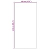 Paillasson rose - Lavable, 120x250 cm 