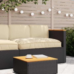 Set de coussins de palette avec oreiller 3 pcs Beige 