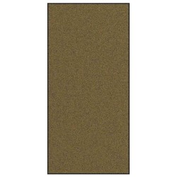 Tapis de porte lavable marron 120x250 cm 