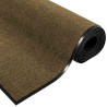 Tapis de porte lavable marron 120x250 cm 