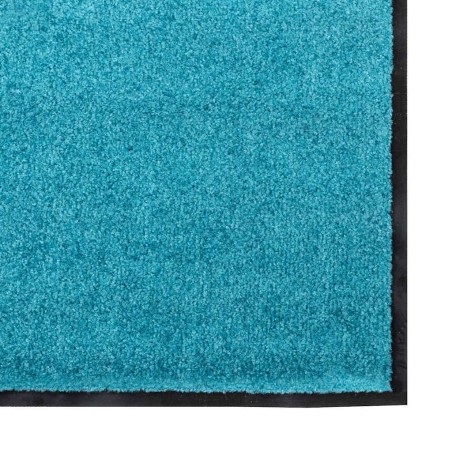 Tapis de sol lavable Cyan 120x250 cm 