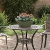 Jardinière Bol de Jardin Verte Olive 35x35x15 cm en Acier 