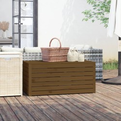 Boîte de jardin marron miel 101x50,5x46,5 cm bois massif de pin 