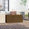 Boîte de jardin marron miel 101x50,5x46,5 cm bois massif de pin 