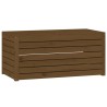 Boîte de jardin marron miel 101x50,5x46,5 cm bois massif de pin 