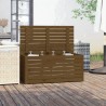 Boîte de jardin marron miel 101x50,5x46,5 cm bois massif de pin 