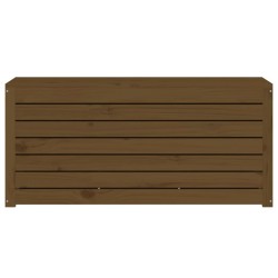 Boîte de jardin marron miel 101x50,5x46,5 cm bois massif de pin 