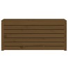 Boîte de jardin marron miel 101x50,5x46,5 cm bois massif de pin 