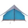 Tente familiale A-Frame bleue pour 7 personnes, imperméable 