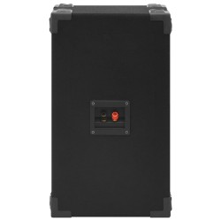 Haut-parleurs scène Hifi passifs professionnels 2 pcs 800W Noir 