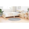 Tapis shaggy avec dos en latex Gris ø120 cm 