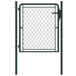 Portillon Acier 100x100 cm Vert 