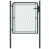 Portillon Acier 100x100 cm Vert 