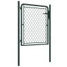 Portillon Acier 100x100 cm Vert 