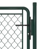 Portillon Acier 100x100 cm Vert 