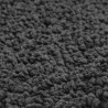 Tapis shaggy avec dos en latex Gris foncé ø120 cm 