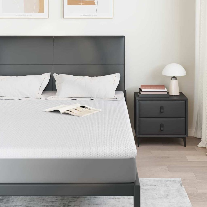 Coussins de Matelas Blanc 140 x 190 cm 