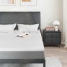 Coussins de Matelas Blanc 140 x 190 cm 