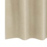Rideaux occultants avec œillets 2 pcs en velours crème 