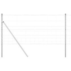 Clôture de champ 1 x 25 m en acier galvanisé 