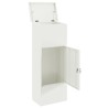 Boîte de dépôt de colis Blanc 44.5 x 29 x 110.5 cm Acier 