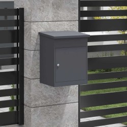 Boîte de dépôt de colis Anthracite 44 x 35 x 59 cm Acier 