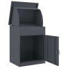 Boîte de dépôt de colis Anthracite 44 x 35 x 59 cm Acier 