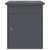 Boîte de dépôt de colis Anthracite 44 x 35 x 59 cm Acier 