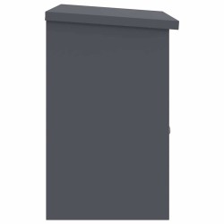 Boîte de dépôt de colis Anthracite 44 x 35 x 59 cm Acier 