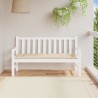 Coussin de banc de jardin beige 150x50x7 cm tissu oxford 