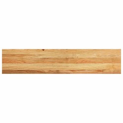 Marches d'escalier 2 pcs marron clair 120x30x2 cm chêne massif 